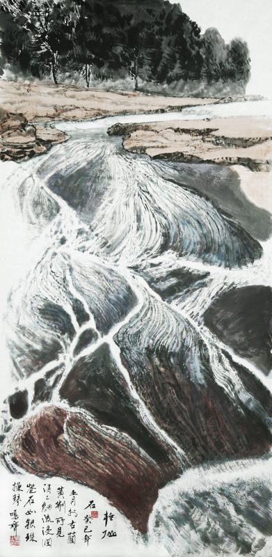 Fuxian Stone stands within the flow of time