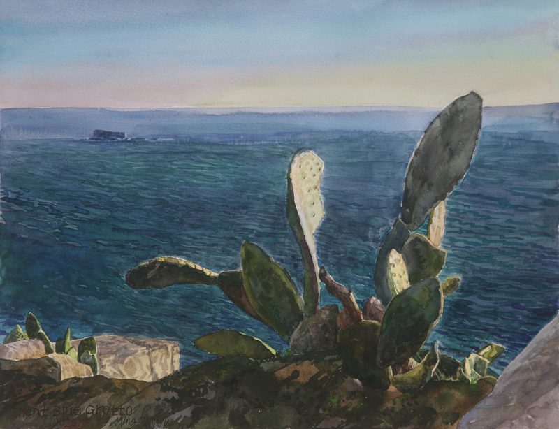 The sea wind by the cliff is freedom’s sharpest messenger: carrying the deep sea’s low roar,