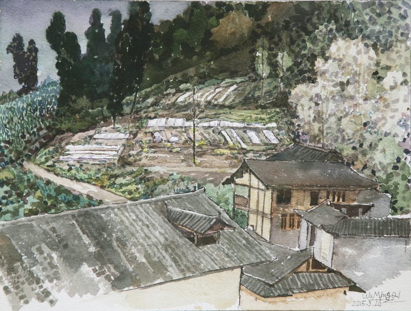 n the countryside of Chongzhou,