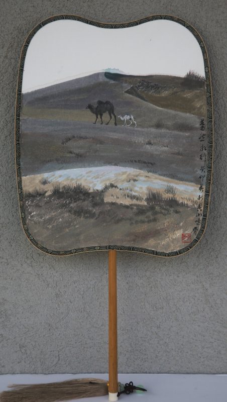 Walking together at dusk, as daylight fades.