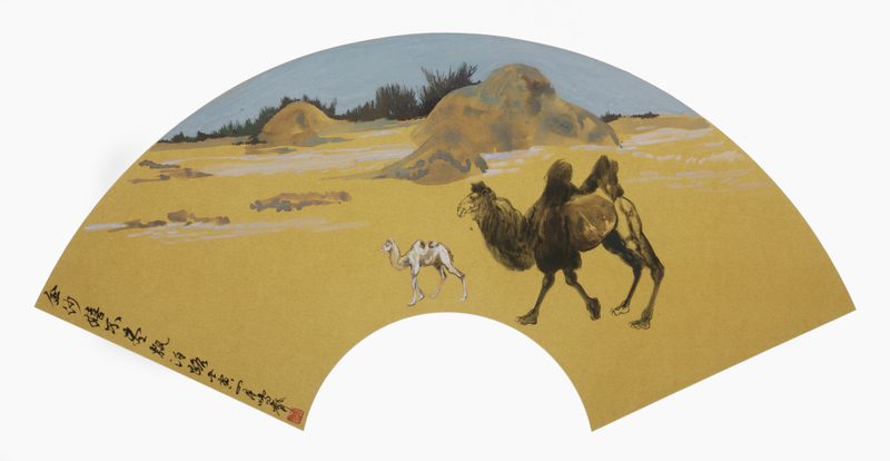 Golden sands can never exhaust the road of wandering