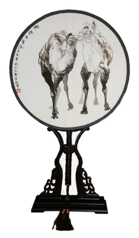 In the vast sea of sands, a hundred waves rise as the wind turns dunes into tides.